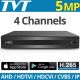 TVT TD-2104NS-HC-H Καταγραφικό HVR 4 Καναλιών με Ανάλυση Full HD+
