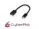 CYBERPRO CP-CU3002 Cable USB type C male - USB-A v3.0 female 0.20m