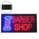 Φωτιστικό LED Σήμανσης BARBER SHOP με Διακόπτη ON/OFF και Πρίζα 230v 48x2x25cm GloboStar 96313