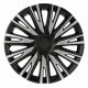 Lampa - Τάσια Shinku Silver/Black 14'' Tech-One σε Μαύρο/Ασημί Χρώμα για Σιδερένιες Ζάντες Αυτοκινήτου από ABS - Σετ 4 Τεμ. (L3145.1)