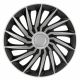 Lampa - Τάσια Tokyo Silver/Black 14'' Tech-One σε Μαύρο/Ασημί Χρώμα για Σιδερένιες Ζάντες Αυτοκινήτου από ABS - Σετ 4 Τεμ. (L3146.1)