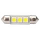 ΛΑΜΠΑΚΙΑ ΠΛΑΦΟΝΙΕΡΑΣ C5W/C10W 12V 0,72W SV8,5 36mm CAN-BUS LED 3xSMD5050 PREMIUM ΛΕΥΚΟ BLISTER 2ΤΕΜ