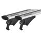 ΜΕΝΑΒΟ ΜΠΑΡΕΣ ΟΡΟΦΗΣ ΑΛΟΥΜΙΝΙΟΥ BLADE XL SILVER 130 cm ΜΕ ΑΚΡΑ ALFA HIGH ΓΙΑ Subaru Outback IV 5 doors 2009>2014 ΜΕ FLUSH RAILS - 2 ΤΕΜ. (12940/MB)