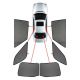 CarShades - ΚΟΥΡΤΙΝΑΚΙΑ  CAR SHADES ΓΙΑ PORSCHE CAYENNE 5D 02-10 - 6 ΤΕΜ. (PVC.POR-CAYE-5-A)