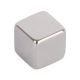 Μαγνήτης Κύβος Neodymium Ασημί 5x5mm 8Τμχ