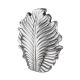 Βάζο Φύλλο 'Monstera' Κεραμικό Ασημί 9.5x30.5x37.5cm