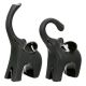  Sculpture Elephant Ceramic Black 2 Assorted 9X6X17Cm 9X6X17Cm