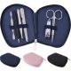 Σετ Μανικιούρ 6 Εργαλείων Σε Θήκη PU Με Φερμουάρ 115x85x23mm Σε 3 Χρώματα