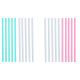 Επαναχρησιμοποιούμενα Καλαμάκια 10Τμχ Πολύχρωμα ALPINA