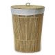 Καλάθι Απλύτων Μπεζ Φ42x54cm