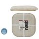 Μαξιλάρι Καρέκλας Memory Foam Ιβουάρ 40x40cm Σετ 2Τμχ