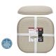 Μαξιλάρι Καρέκλας Memory Foam Μπεζ 40x40cm Σετ 2Τμχ
