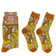 Κάλτσες Μπύρα Πορτοκαλί/Κίτρινο 70% Βαμβάκι/25% Polyester/5% Ελαστάνη Μέγεθος 42-46