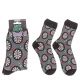 Κάλτσες Βελάκια Γκρι/Μαύρο 70% Βαμβάκι/25% Polyester/5% Ελαστάνη Μέγεθος 42-46