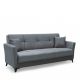 Καναπές Κρεβάτι Τριθέσιος ArteLibre JAVIER 3S Γκρι 210x84x86cm