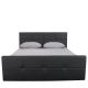 Κρεβάτι ArteLibre ANEMONE Μαύρο PU Με Αποθηκευτικό Χώρο 217.5x170.5x100cm(Στρώμα 160x200cm)