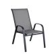 Πολυθρόνα Μεταλλική ArteLibre Neptune Γκρι/Μαύρο 55x75x95cm