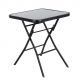 Τραπέζι Μεταλλικό ArteLibre Πτυσσόμενο TAURUS Μαύρο 60x60x70cm