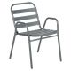 Καρέκλα Κήπου ArteLibre STELLAR Γκρι Αλουμίνιο 54x58x76cm