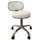 Καρέκλα Εργασίας ArteLibre FIRMEZA Λευκό/Χρώμιο PU/Μέταλλο 47x47x67/78cm