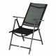 Καρέκλα Πτυσσόμενη ArteLibre ORKNEY Μαύρο Μέταλλο/Ύφασμα 46x44x108cm