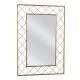 Καθρέπτης Τοίχου ArteLibre ARAVORN Χρυσό Μέταλλο/Γυαλί 80x1.5x55cm