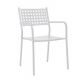 Πολυθρόνα Κήπου ArteLibre MONTU Λευκό Μέταλλο 54x51x84cm
