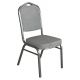Καρέκλα Catering ArteLibre AUREVIA Γκρι/Ασημί Ύφασμα/Μέταλλο 57x40x93cm