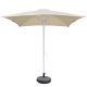 Ομπρέλα Κήπου ArteLibre MELIOR Μπεζ/Λευκό Αλουμίνιο/Polyester Φ2.2x2.2m