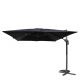 Ομπρέλα Κήπου ArteLibre VALENA Μαύρο/Γκρι Αλουμίνιο/Polyester Φ3x3m