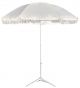 Ομπρέλα Παραλίας ArteLibre BOHERA Λευκό Μέταλλο/Μακραμέ Ύφασμα Φ180x200cm