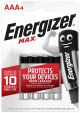 Energizer Max Alkaline Μπαταρία AAA (4 τμχ)