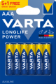 Varta Αλκαλική Longlife Power Μπαταρία LR3 AAA (6 τμχ)