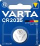 Varta Κουμπί Λιθίου CR2025 (1τμχ)