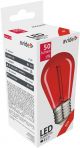Avide LED Διακοσμητική Λάμπα Filament 0.6W E27 Κόκκινο