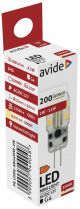 Avide LED 2W G4 160° Θερμό 3000K