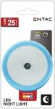 Entac Φωτάκι Νυκτός 0.5W Στρογγυλό Ψυχρό Μπλέ