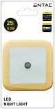 Entac Φωτάκι Νυκτός 0.5W Τετράγωνο Θερμό Πορτοκαλί