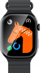 XO W8 PRO Ασύρματης Φόρτισης Intelligent Sports Call Watch Μαύρο