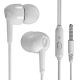 XO EP37 In-ear Handsfree 1.15μ Άσπρο