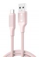 XO NB265 Μινιμαλιστικό Καλώδιο Type-C Ροζ