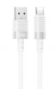 XO NB282 Καλώδιο Γρήγορης Φόρτισης Σιλικόνης 6A Type-C λευκό