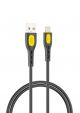 XO NB280 Καλώδιο Δεδομένων Lightning  1M 3A Μαύρο