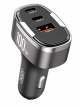 XO CC61 100W Smart Φορτιστής Αυτοκινήτου με Έξοδο Lightning