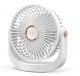 XO MF101 Επιτραπέζιος Ρυθμιζόμενος Ανεμιστήρας 1200mAh Λευκό