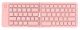Meetion MT-BTK001 Αναδιπλούμενο Πληκτρολόγιο Ροζ