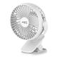 ATC DF-01 Μίνι Επαναφορτιζόμενος Ανεμιστήρας Γραφείου 5 με Κλιπ Λευκό