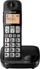 Panasonic KX-TGE310SPB Ασύρματο Τηλέφωνο Μαύρο