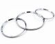 Δαχτυλίδια καντράν Honda Civic / CR-V (1996-2001) - silver