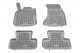 Λαστιχένια πατάκια Rezaw Plast για AUDI Q5 I 8R (2008-2017) τύπου σκαφάκι - γκρι - 4τμχ.